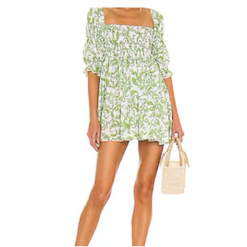 Misa Los Angeles
MISA Los Angeles Zadie green paisley dress in Formentera S
